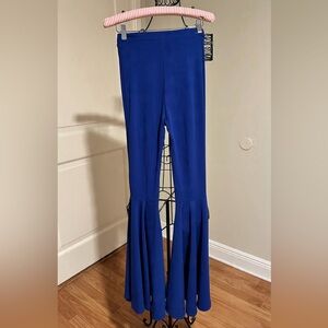 Elegant Blue Flare Pants